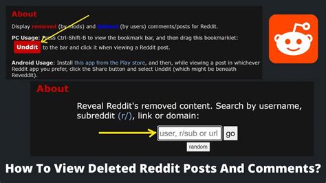 How to View Deleted Reddit Posts